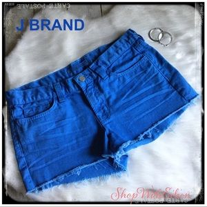J Brand Blue Bonnet Cut Off Denim Shorts NWOT